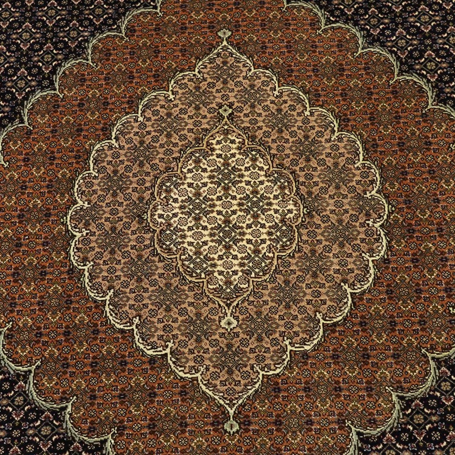Persisk tæppe - Tabriz - 299 x 204 cm - mørk beige