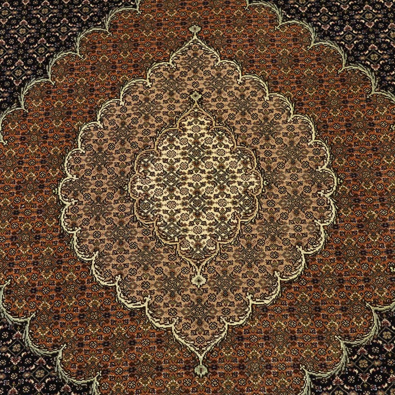Persisk tæppe - Tabriz - 299 x 204 cm - mørk beige