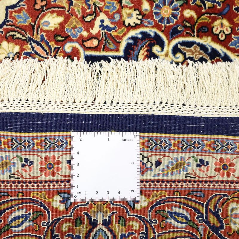 Persisk tæppe - Keshan - 203 x 132 cm - mørkeblå