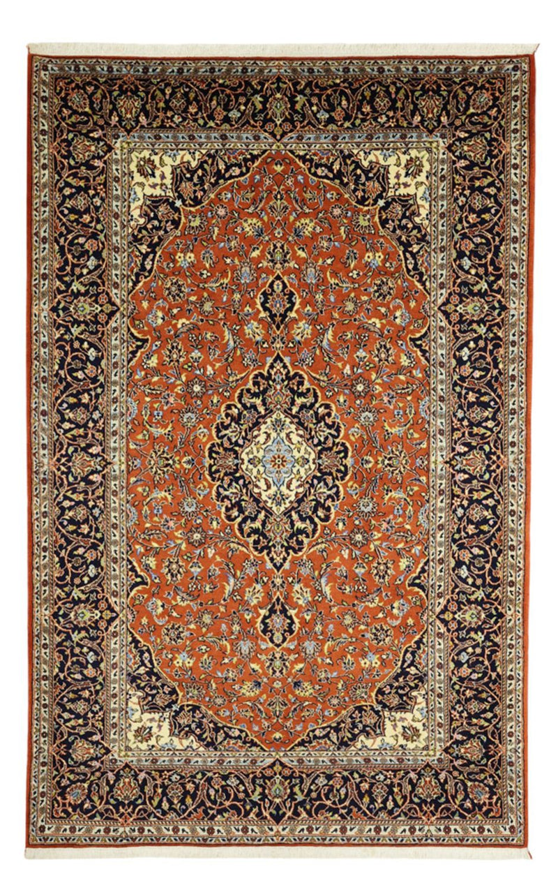 Persisk tæppe - Keshan - 215 x 138 cm - terrakotta
