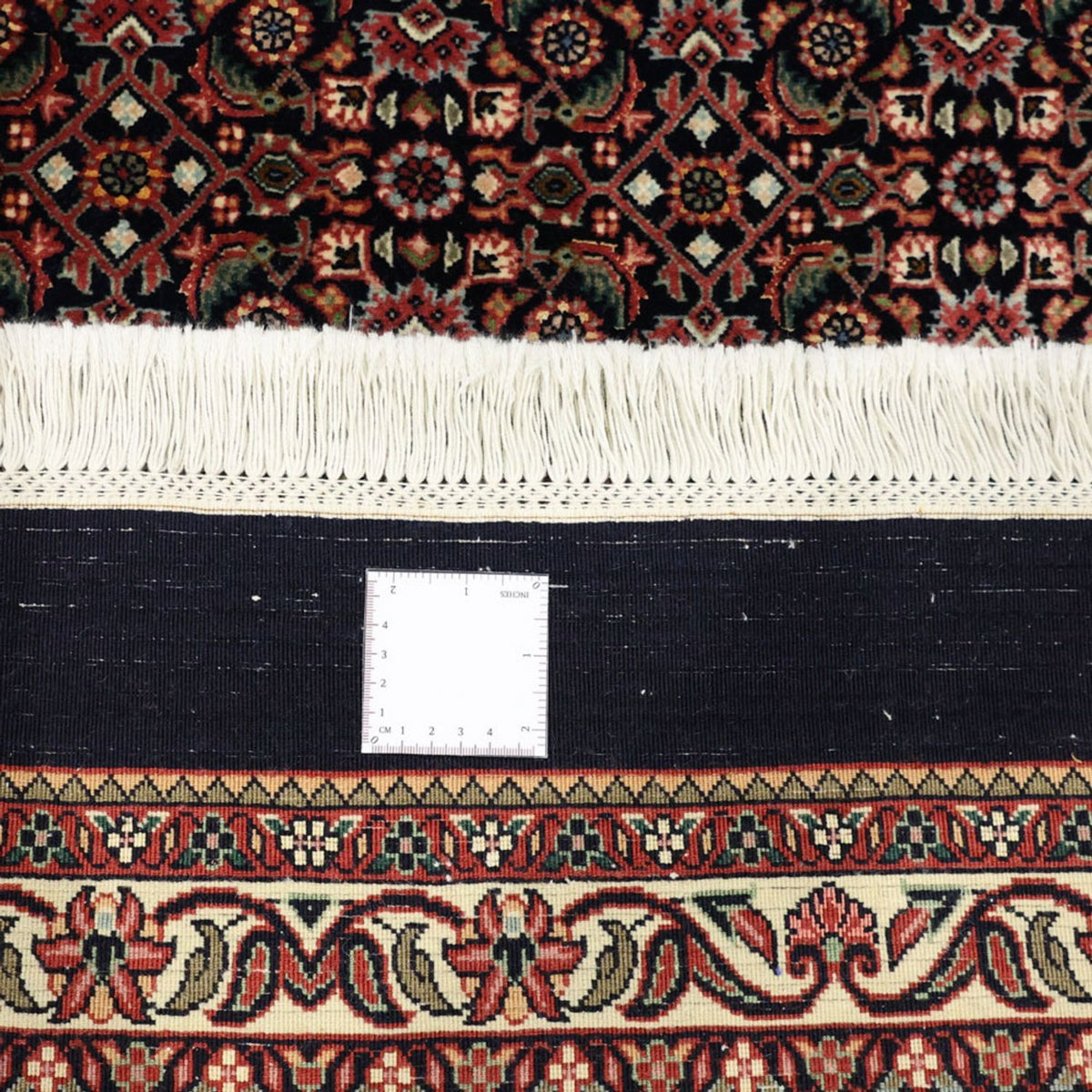 Persisk tæppe - Bijar - 337 x 255 cm - mørkeblå