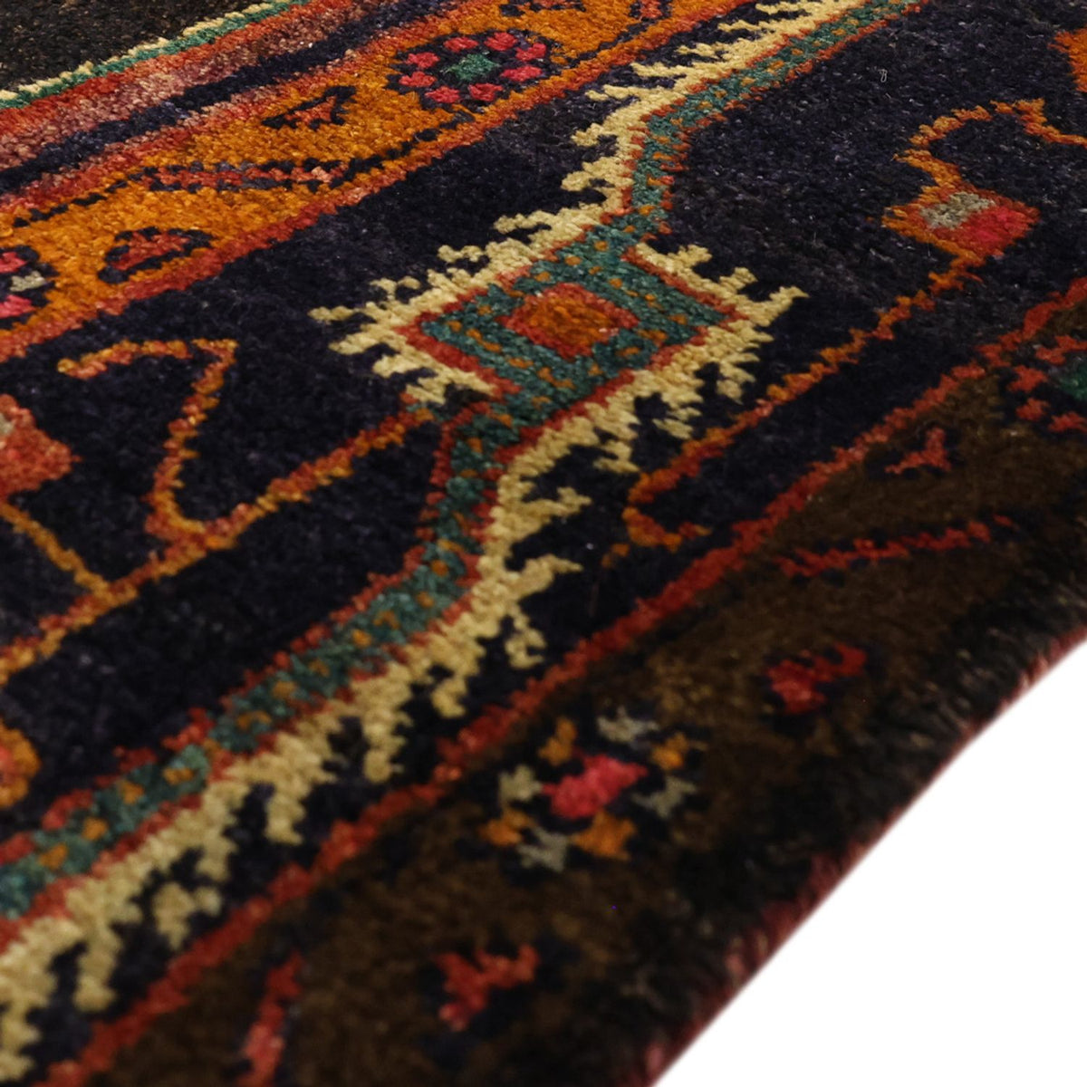 Persisk tæppe - Nomadisk - 336 x 168 cm - flerfarvet