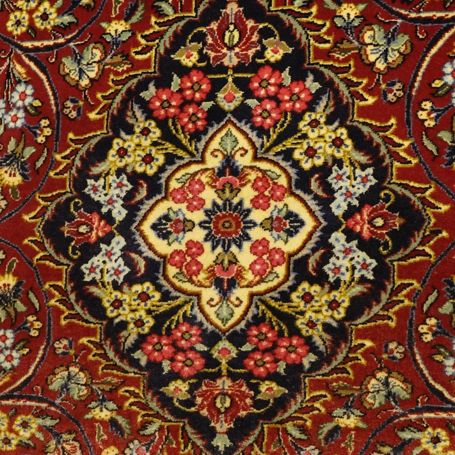 Persisk tæppe - Ghom - 158 x 114 cm - rød