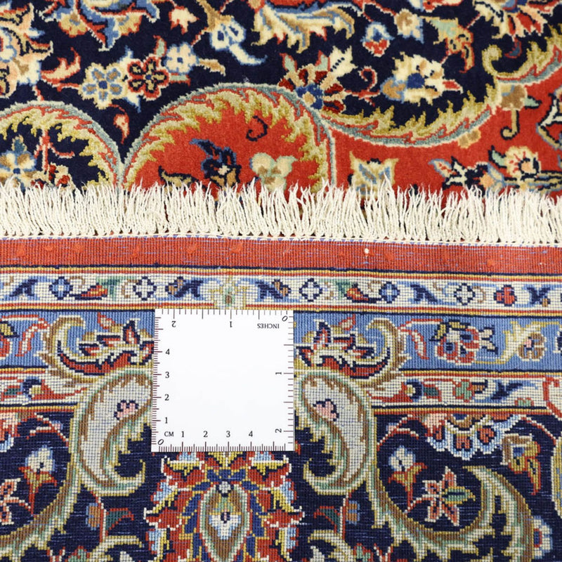 Persisk tæppe - Ghom - Royal - Halskæde af silke - 220 x 141 cm - rød