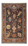 Sarouk Tæppe 104x162cm - Persisk tæppe - Rektangulær / Flerfarvet / 104 x 162 cm Rektangulær