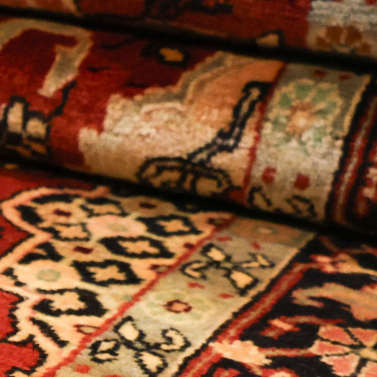 Løber Persisk tæppe - Bijar - 267 x 125 cm - rød