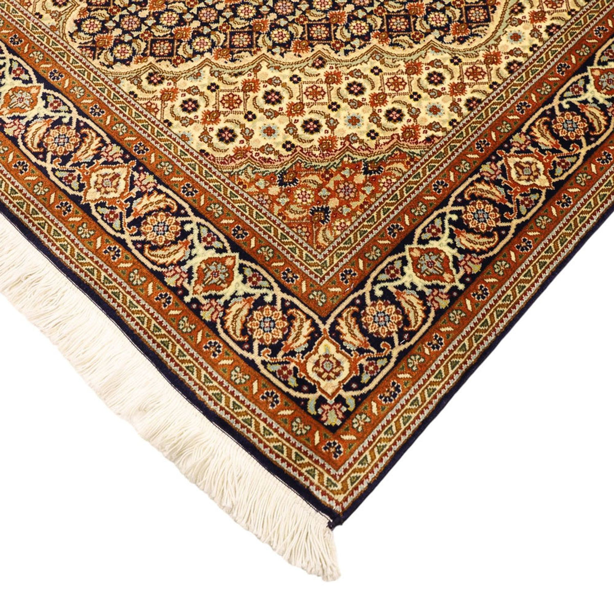 Persisk tæppe - Tabriz - Royal - Royal - 153 x 101 cm - mørk beige
