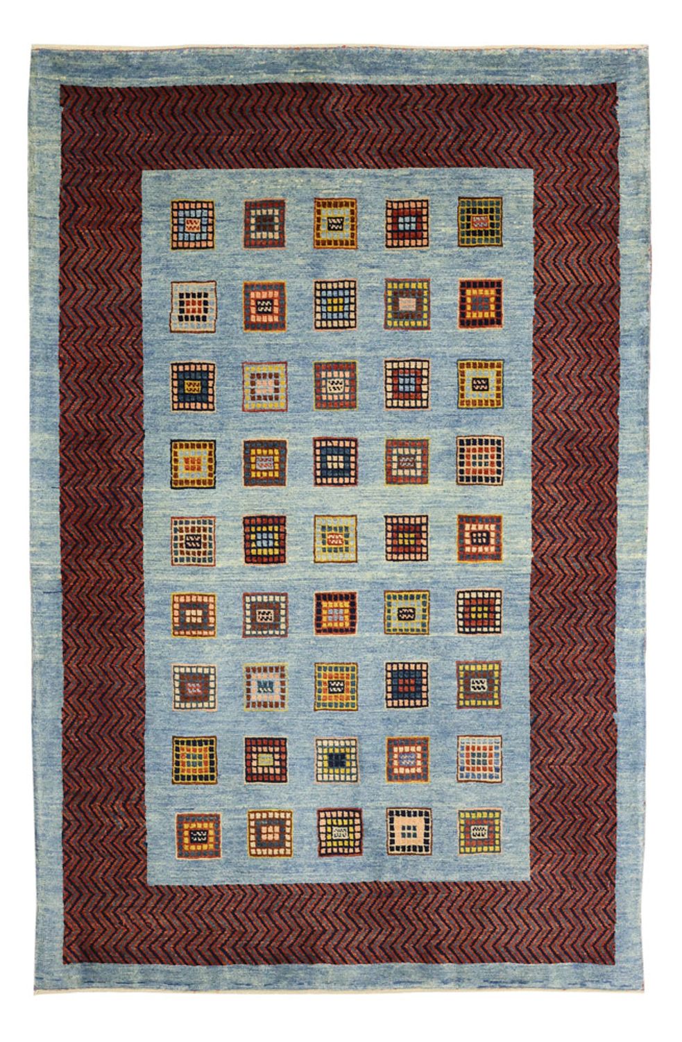 Gabbeh Tæppe - Loribaft Persisk - 159 x 103 cm - flerfarvet