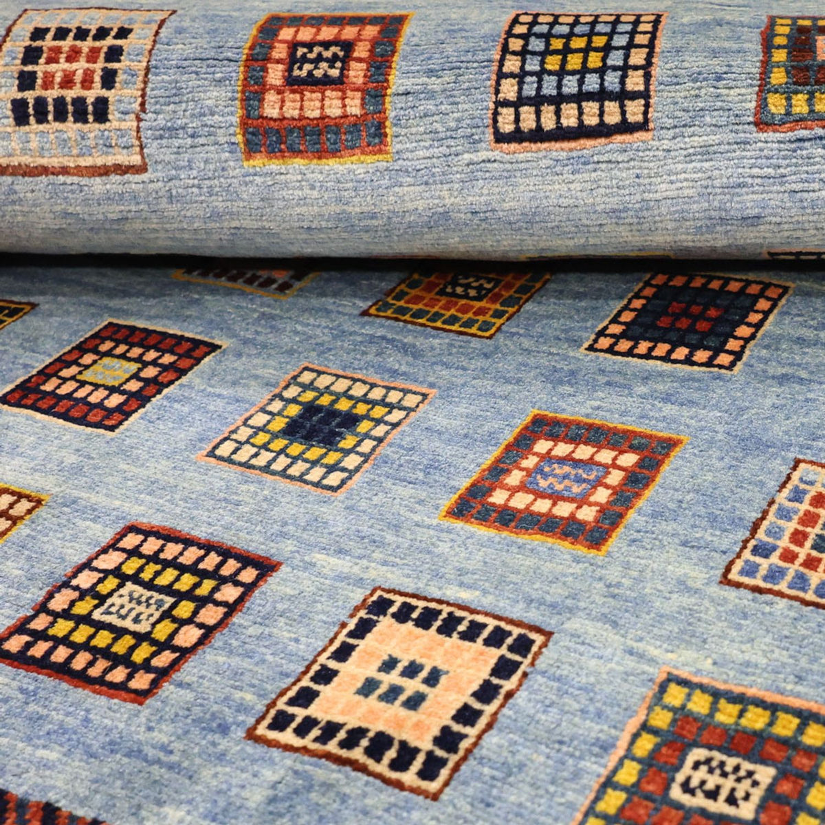 Gabbeh Tæppe - Loribaft Persisk - 159 x 103 cm - flerfarvet