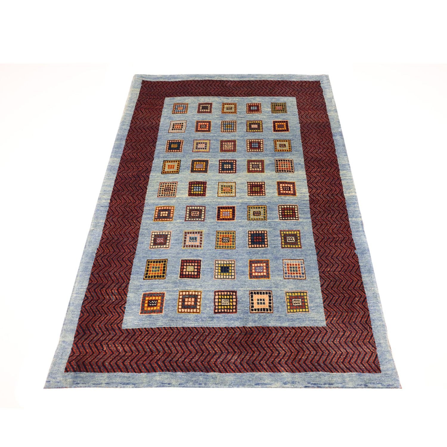 Gabbeh Tæppe - Loribaft Persisk - 159 x 103 cm - flerfarvet