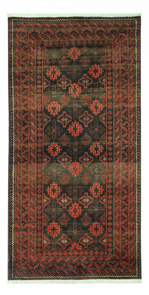 Løber Baluch-tæppe - 196 x 102 cm - flerfarvet