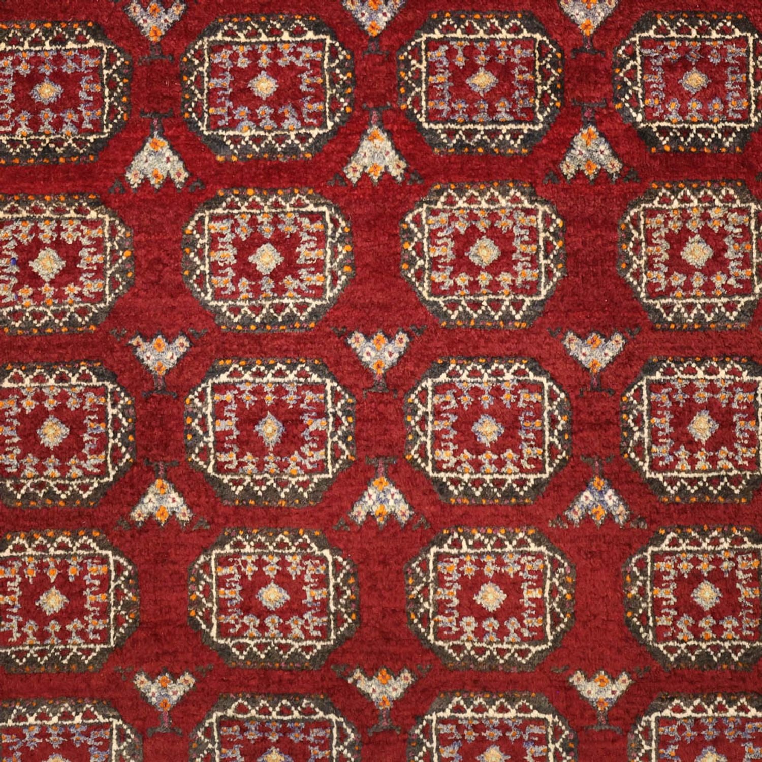 Løber Baluch-tæppe - 193 x 108 cm - mørkerød
