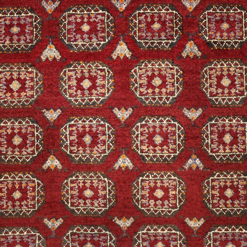 Løber Baluch-tæppe - 193 x 108 cm - mørkerød