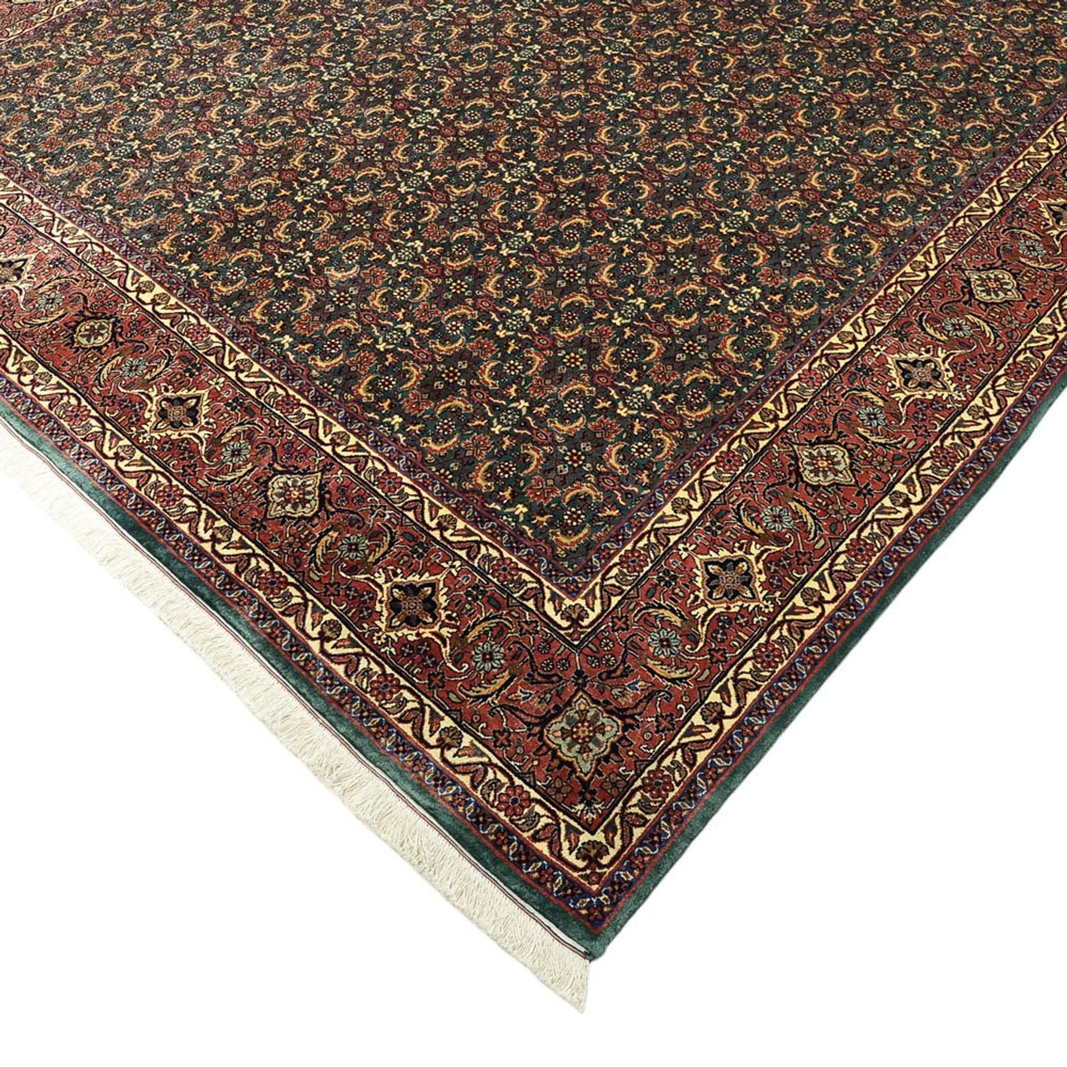Persisk tæppe - Bijar - Royal - 301 x 203 cm - mørkeblå
