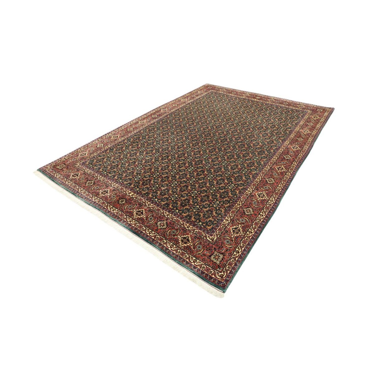 Persisk tæppe - Bijar - Royal - 301 x 203 cm - mørkeblå