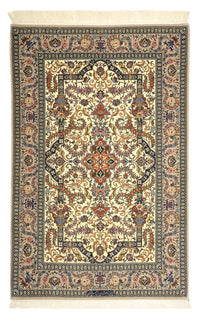 Persisk tæppe - Isfahan - Premium - 171 x 111 cm - mørk beige