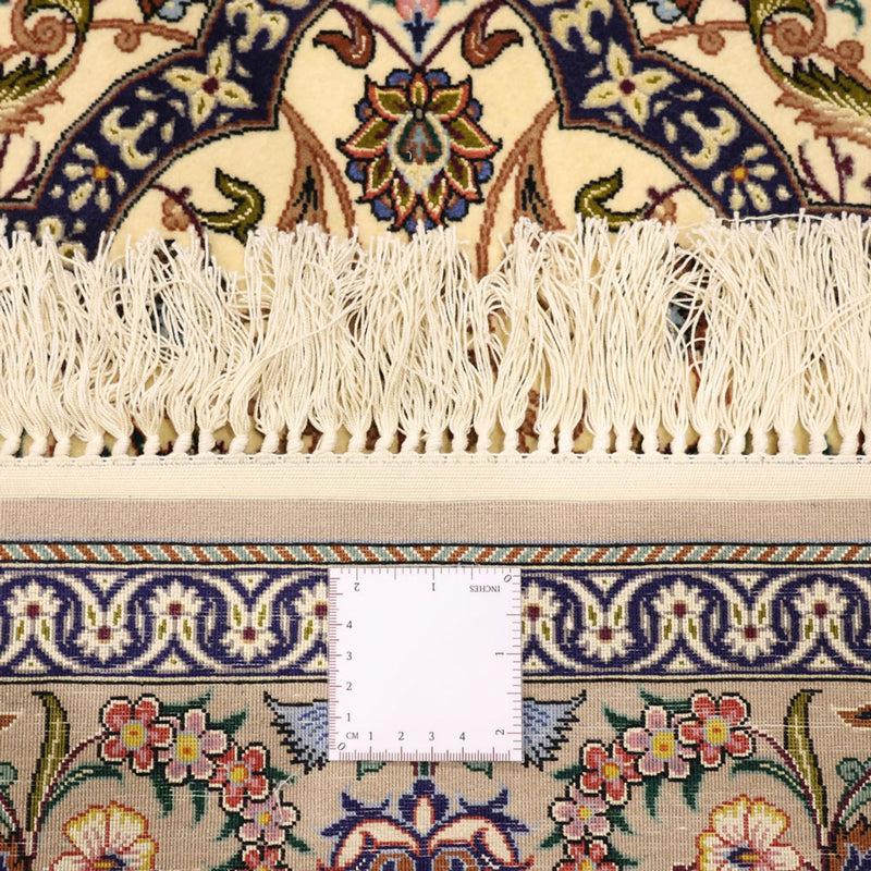 Persisk tæppe - Isfahan - Premium - 171 x 111 cm - mørk beige