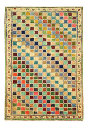 Gabbeh Tæppe - Loribaft Persisk - 117 x 79 cm - flerfarvet