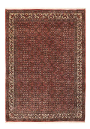 Persisk tæppe - Bijar - Royal - 350 x 256 cm - mørkerød