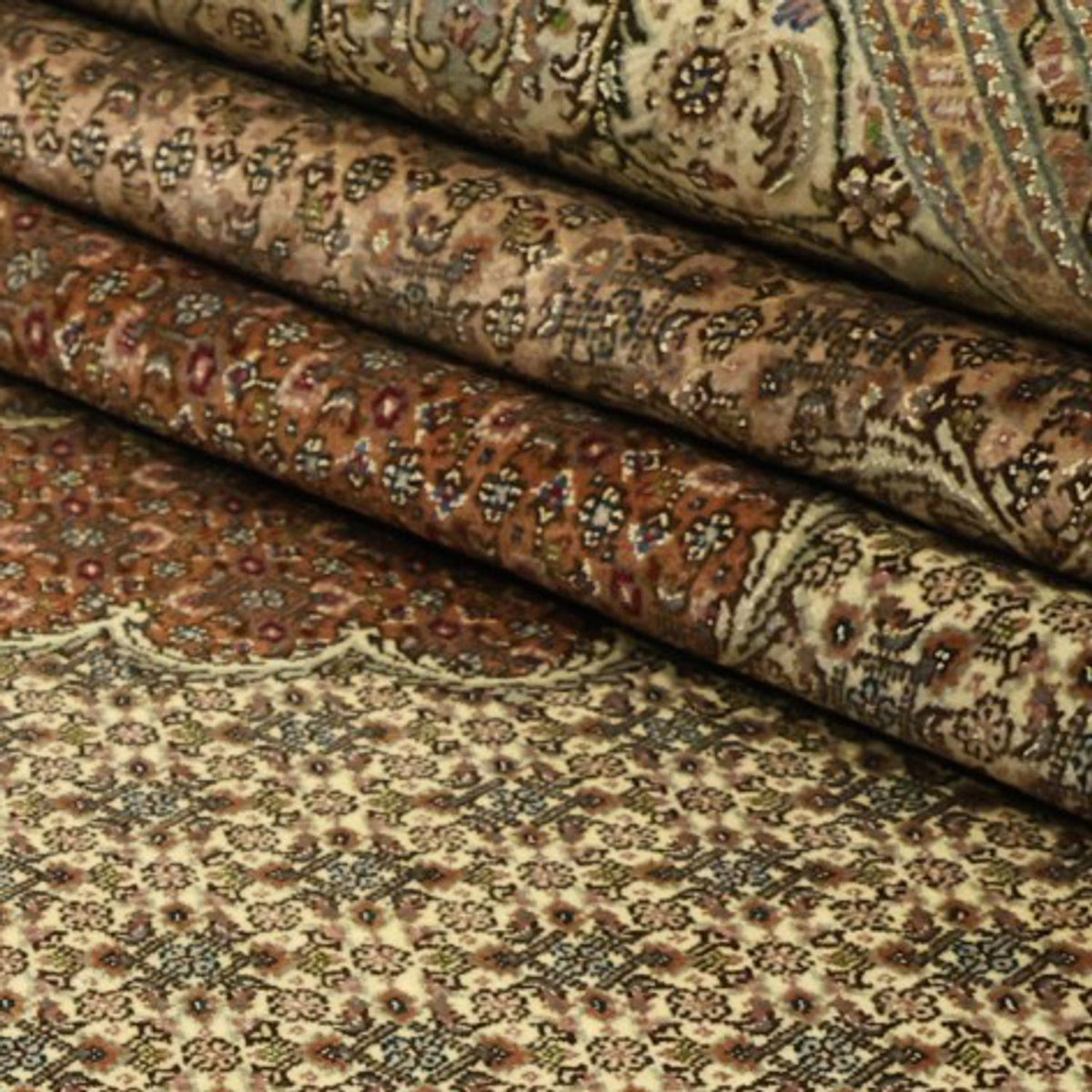 Persisk tæppe - Tabriz - Royal - Royal - 350 x 251 cm - sand