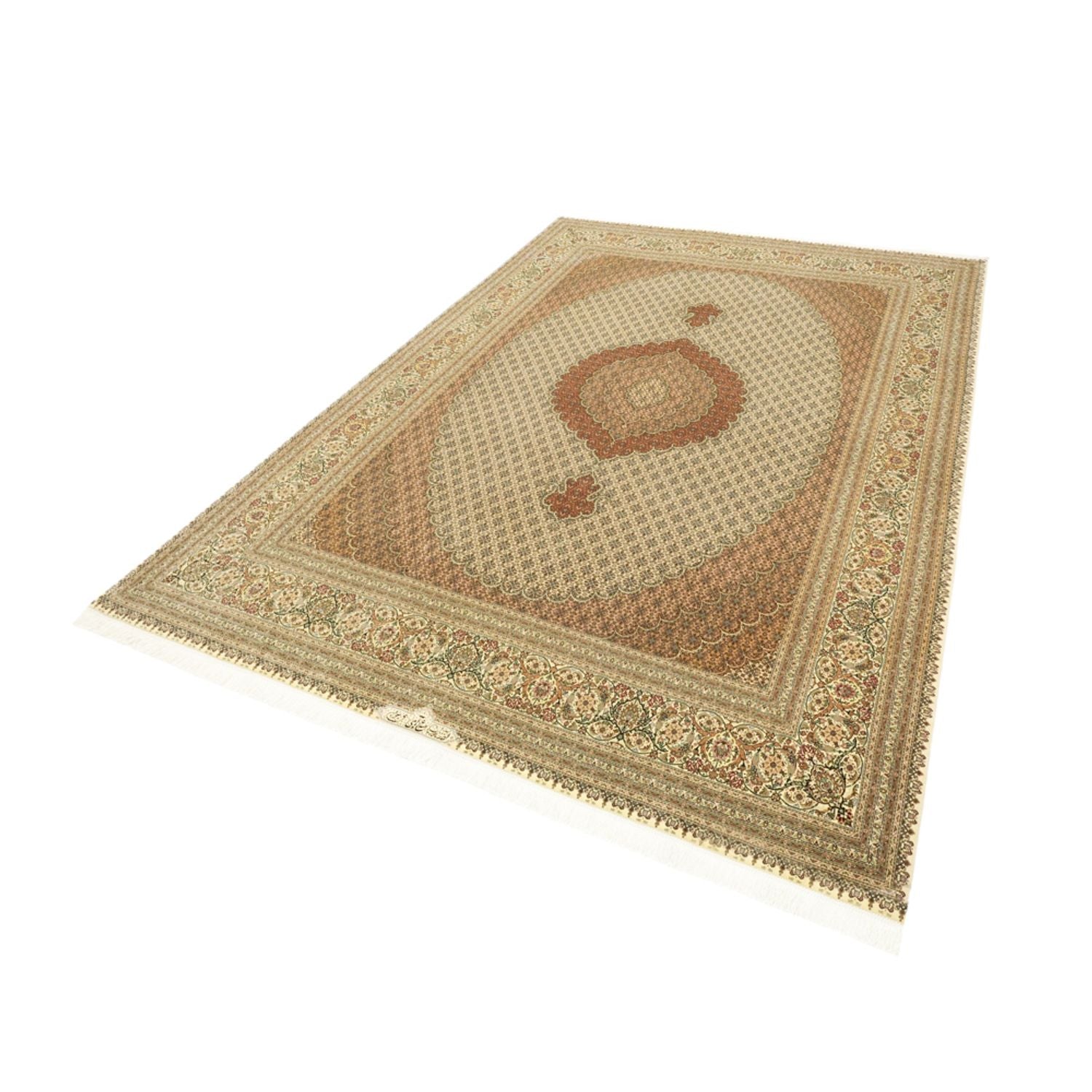 Persisk tæppe - Tabriz - Royal - Royal - 350 x 251 cm - sand