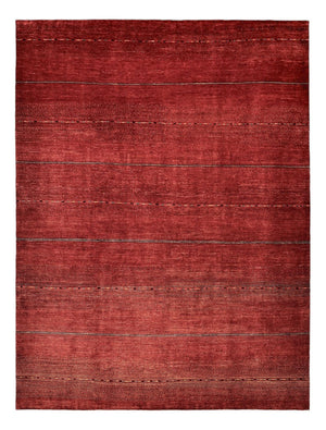 Gabbeh Tæppe - Loribaft Persisk - 326 x 248 cm - rød