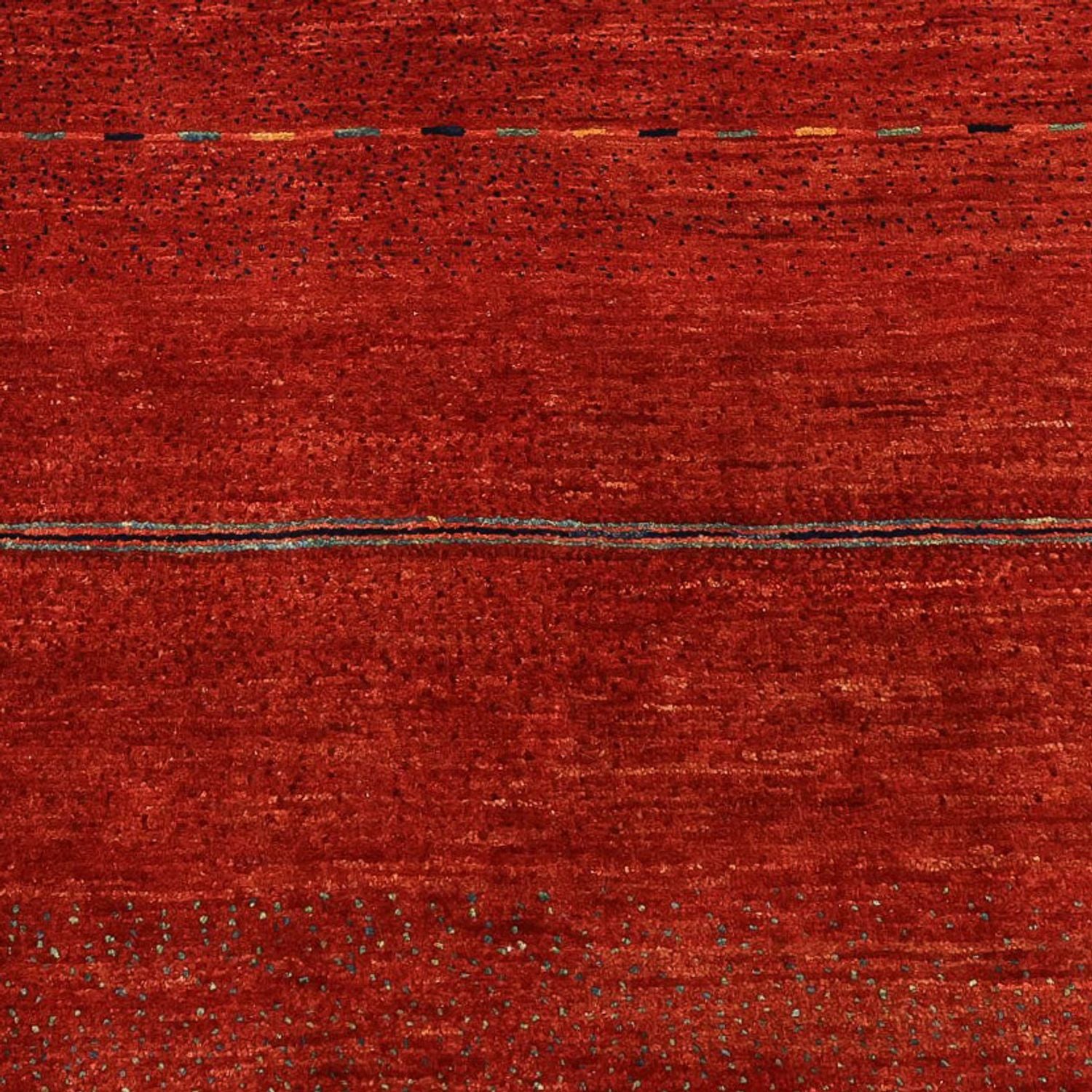 Gabbeh Tæppe - Loribaft Persisk - 326 x 248 cm - rød