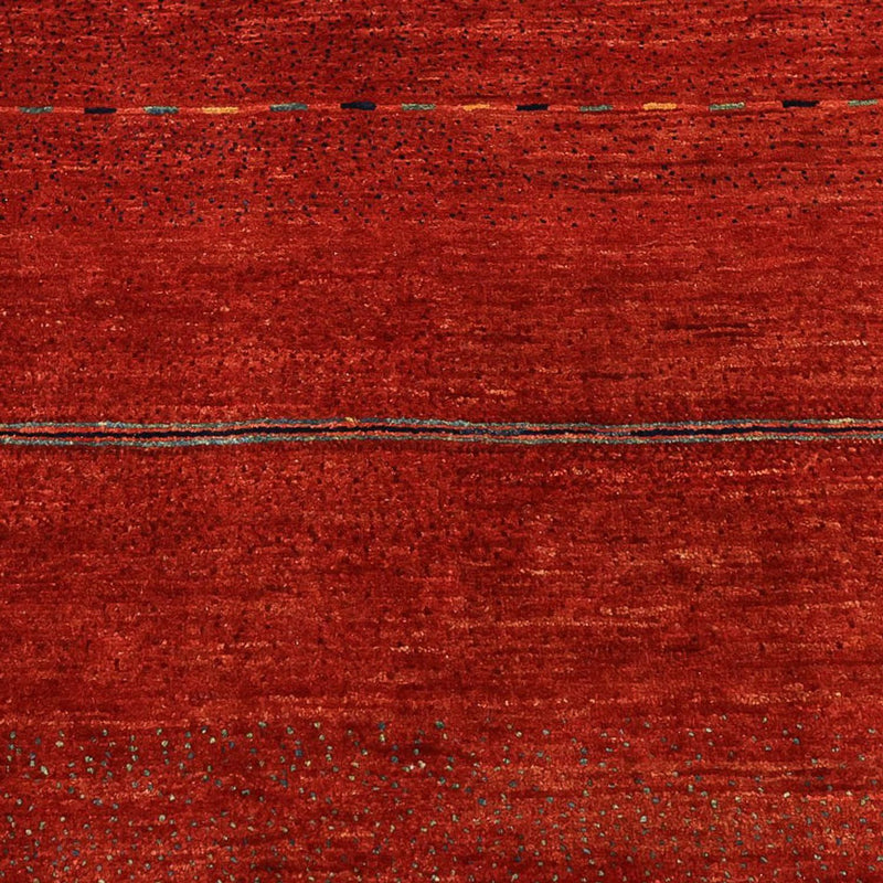 Gabbeh Tæppe - Loribaft Persisk - 326 x 248 cm - rød