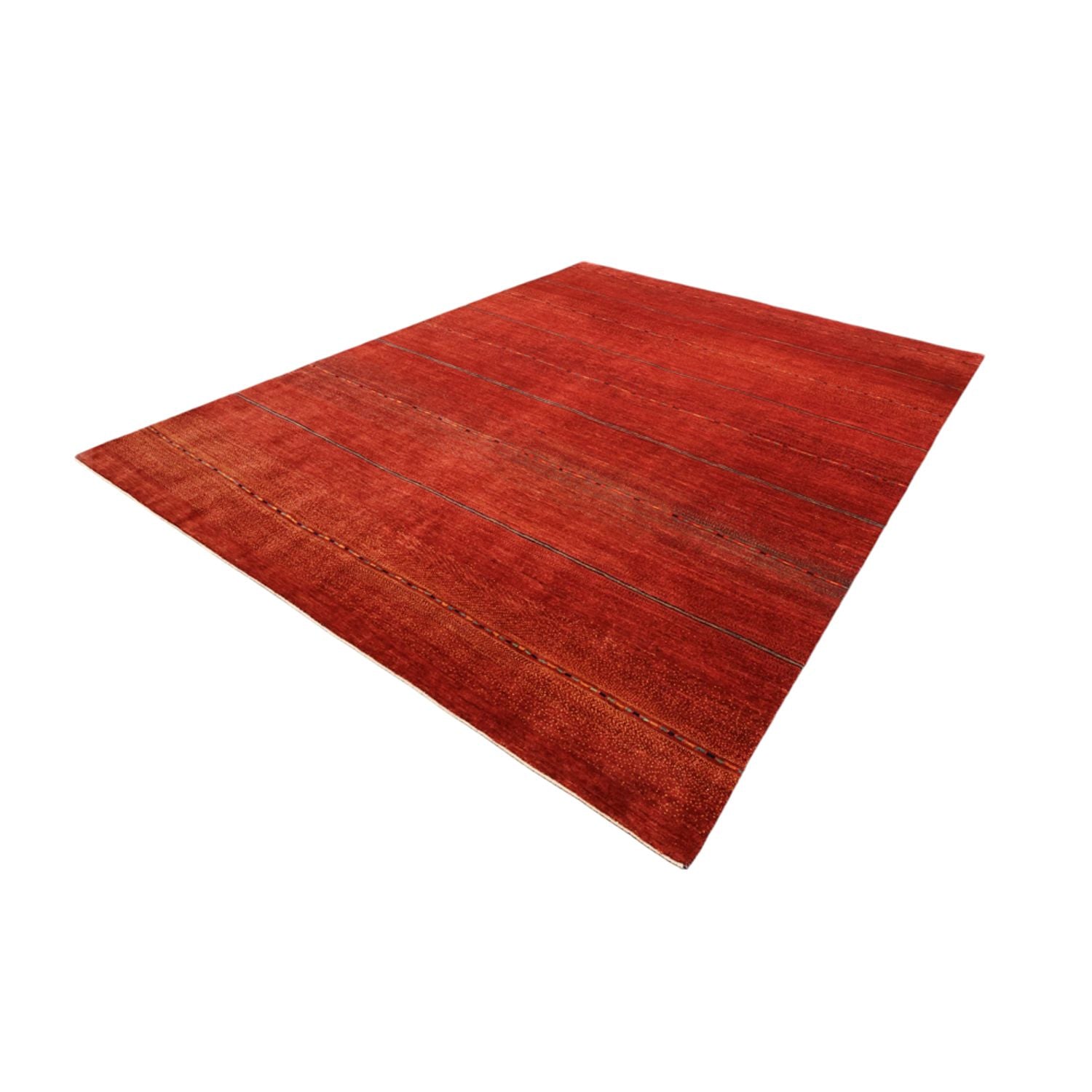Gabbeh Tæppe - Loribaft Persisk - 326 x 248 cm - rød