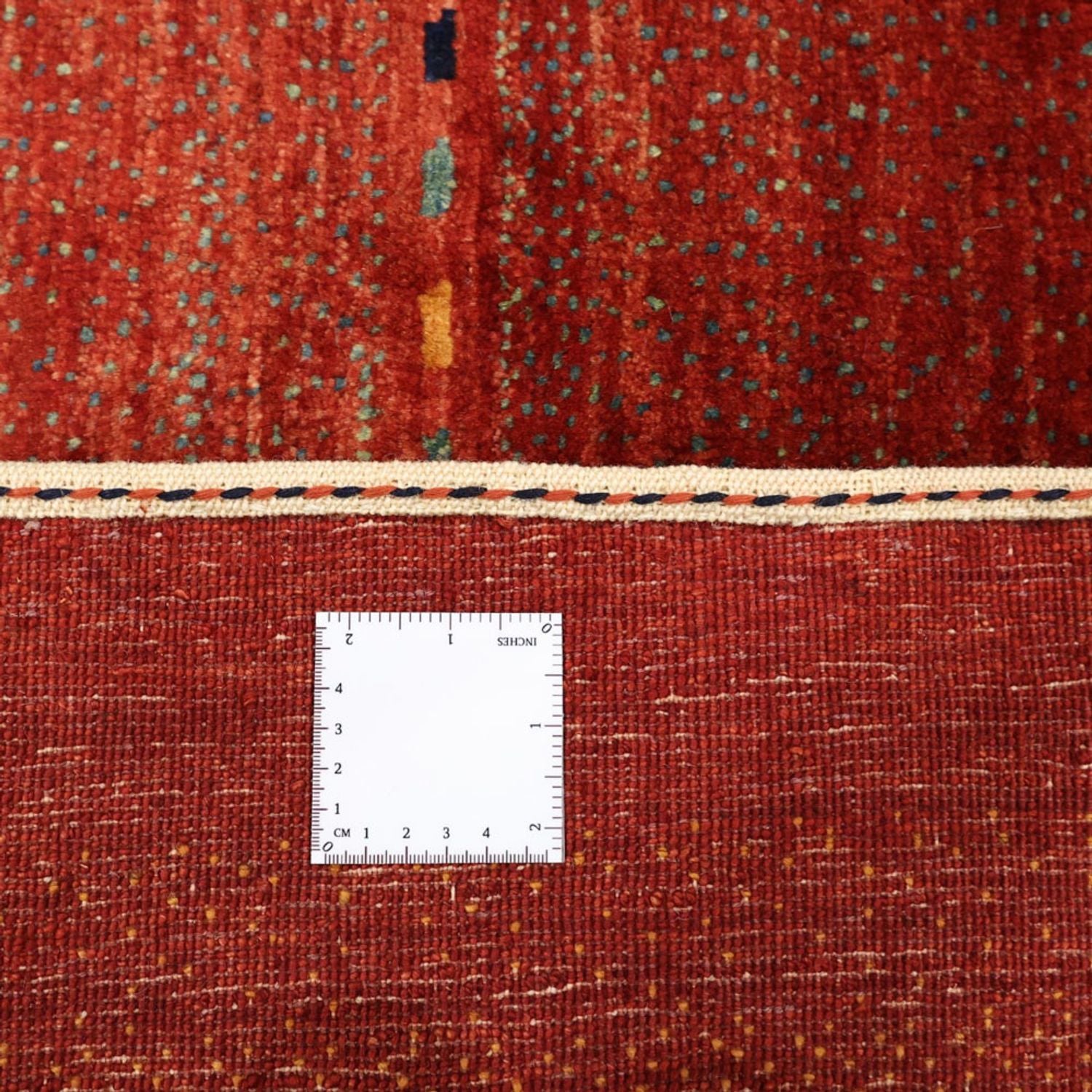 Gabbeh Tæppe - Loribaft Persisk - 326 x 248 cm - rød