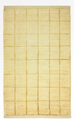 Gabbeh Tæppe - Loribaft Persisk - 152 x 97 cm - beige