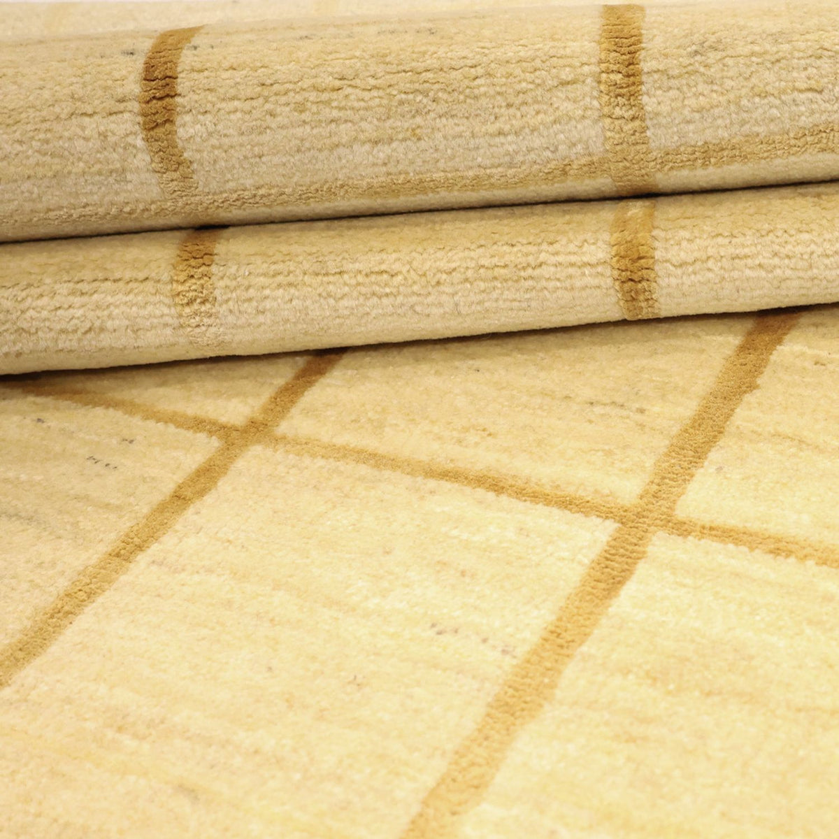 Gabbeh Tæppe - Loribaft Persisk - 152 x 97 cm - beige