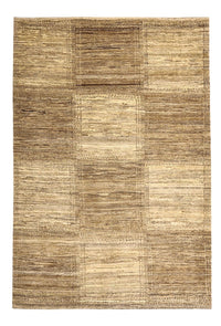 Gabbeh Tæppe - Loribaft Persisk - 238 x 175 cm - mørk beige