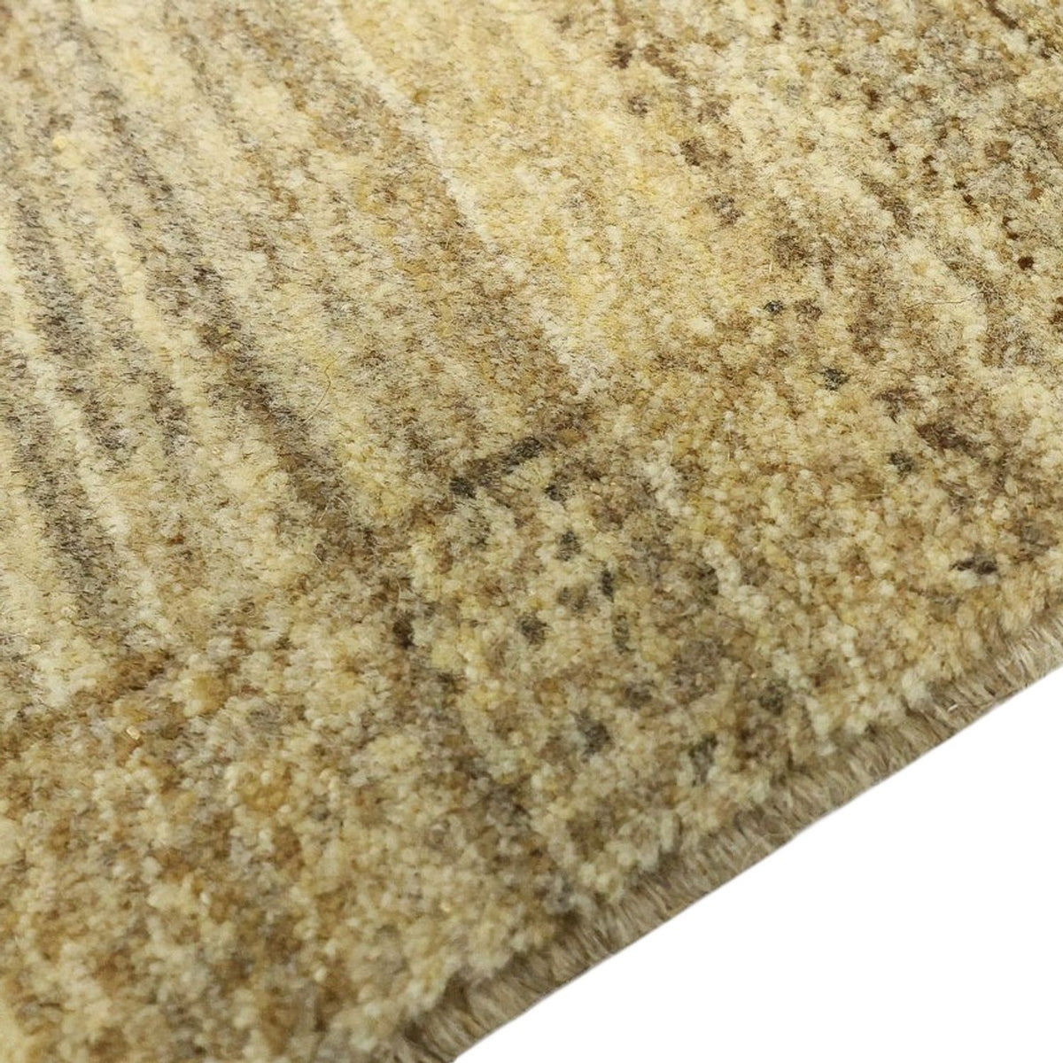 Gabbeh Tæppe - Loribaft Persisk - 238 x 175 cm - mørk beige