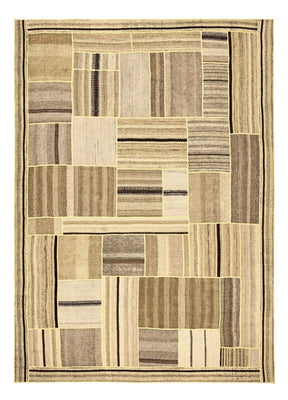 Kelim-tæppe - orientalsk - 234 x 172 cm - mørk beige