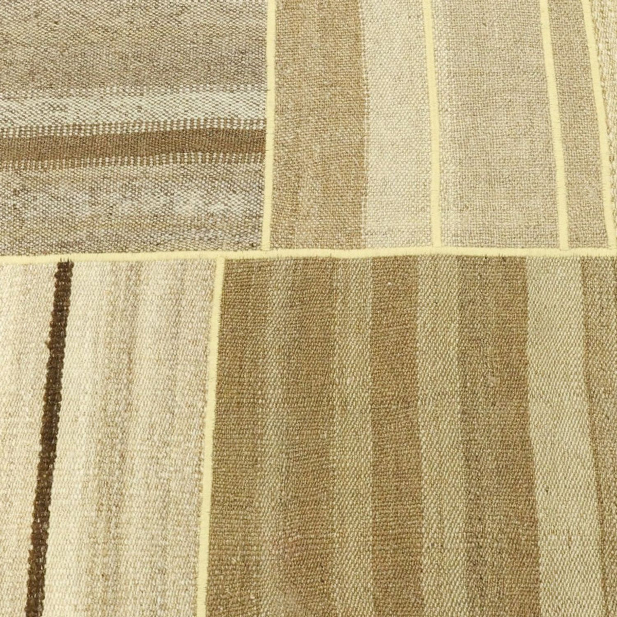 Kelim-tæppe - orientalsk - 234 x 172 cm - mørk beige