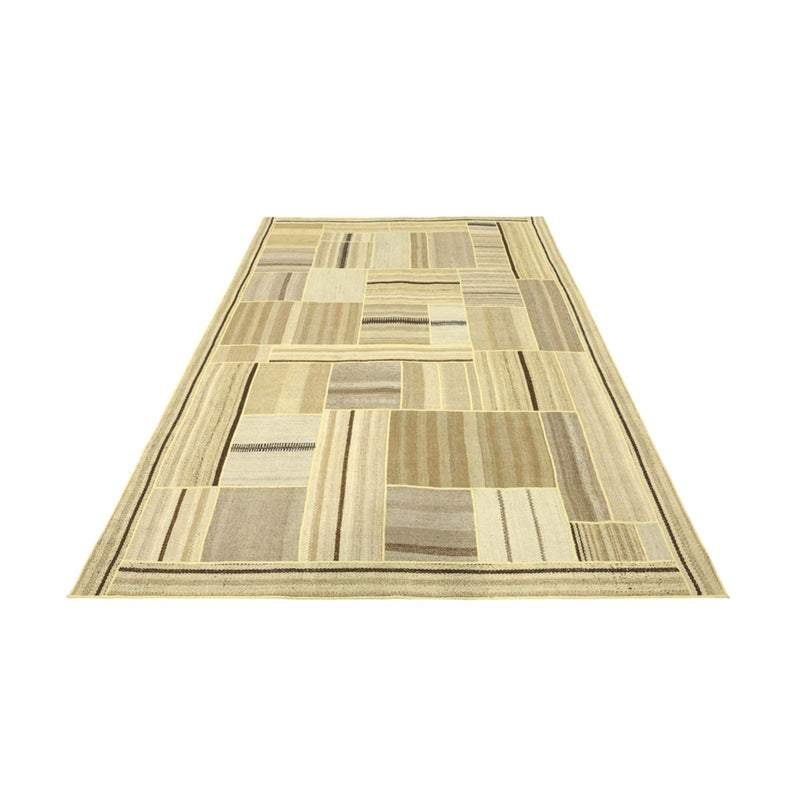 Kelim-tæppe - orientalsk - 234 x 172 cm - mørk beige