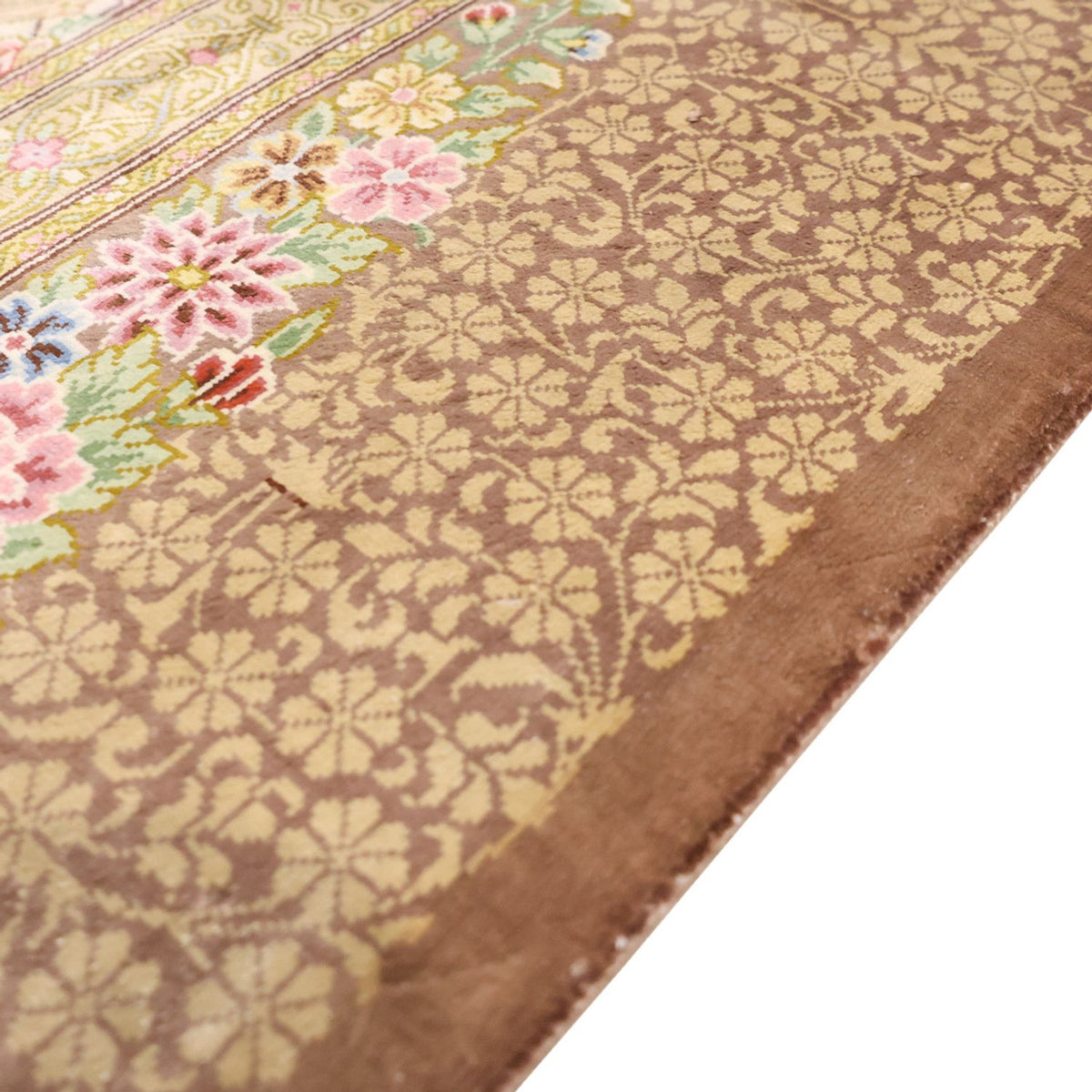 Persisk tæppe - Ghom - Royal - 165 x 101 cm - lys beige