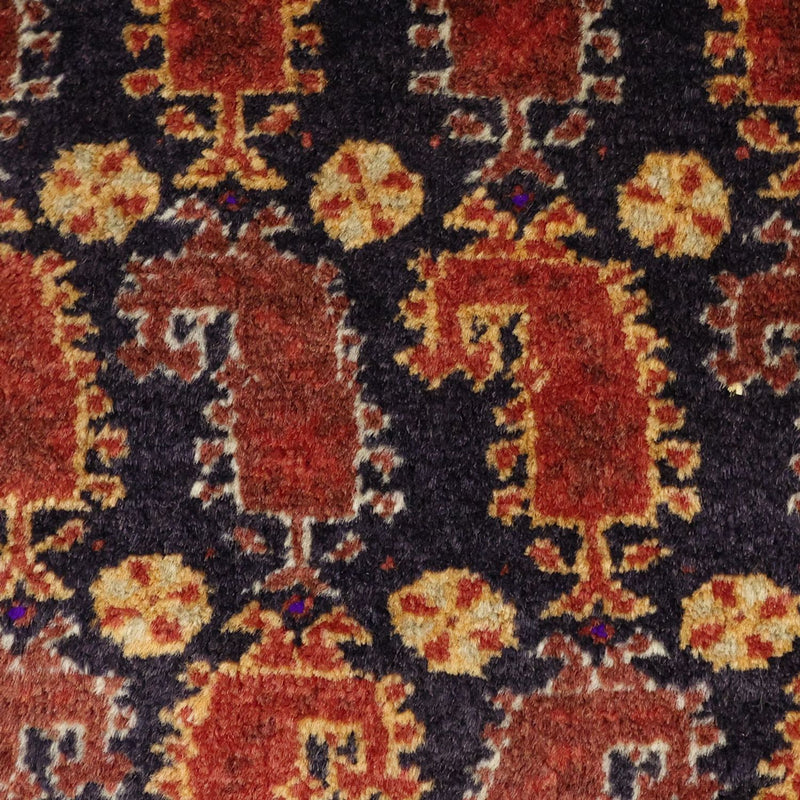 Løber Baluch-tæppe - 190 x 98 cm - mørkerød