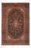 Persisk tæppe - Keshan - 208 x 139 cm - mørkerød