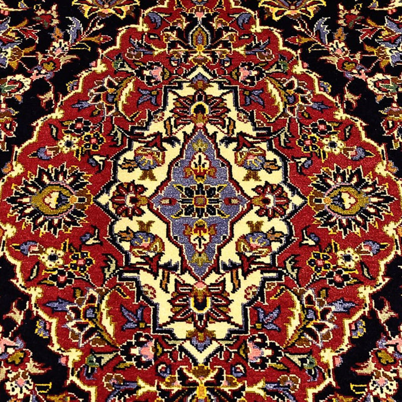 Persisk tæppe - Keshan - 208 x 139 cm - mørkerød