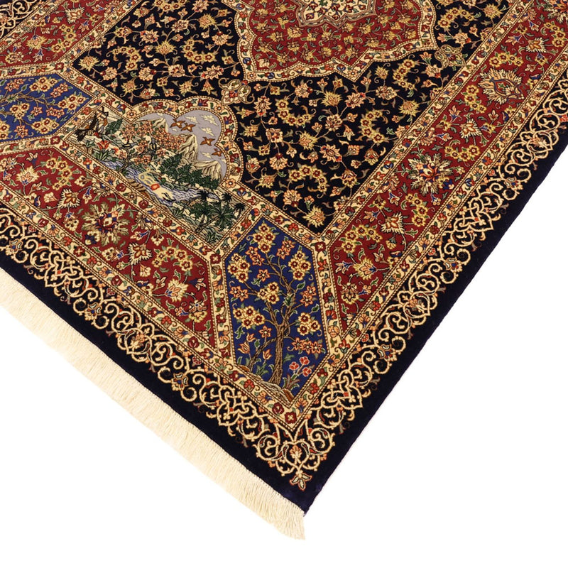 Persisk tæppe - Ghom - 154 x 100 cm - mørk beige