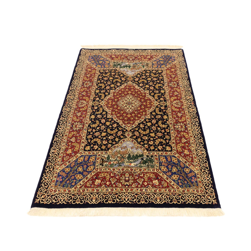 Persisk tæppe - Ghom - 154 x 100 cm - mørk beige