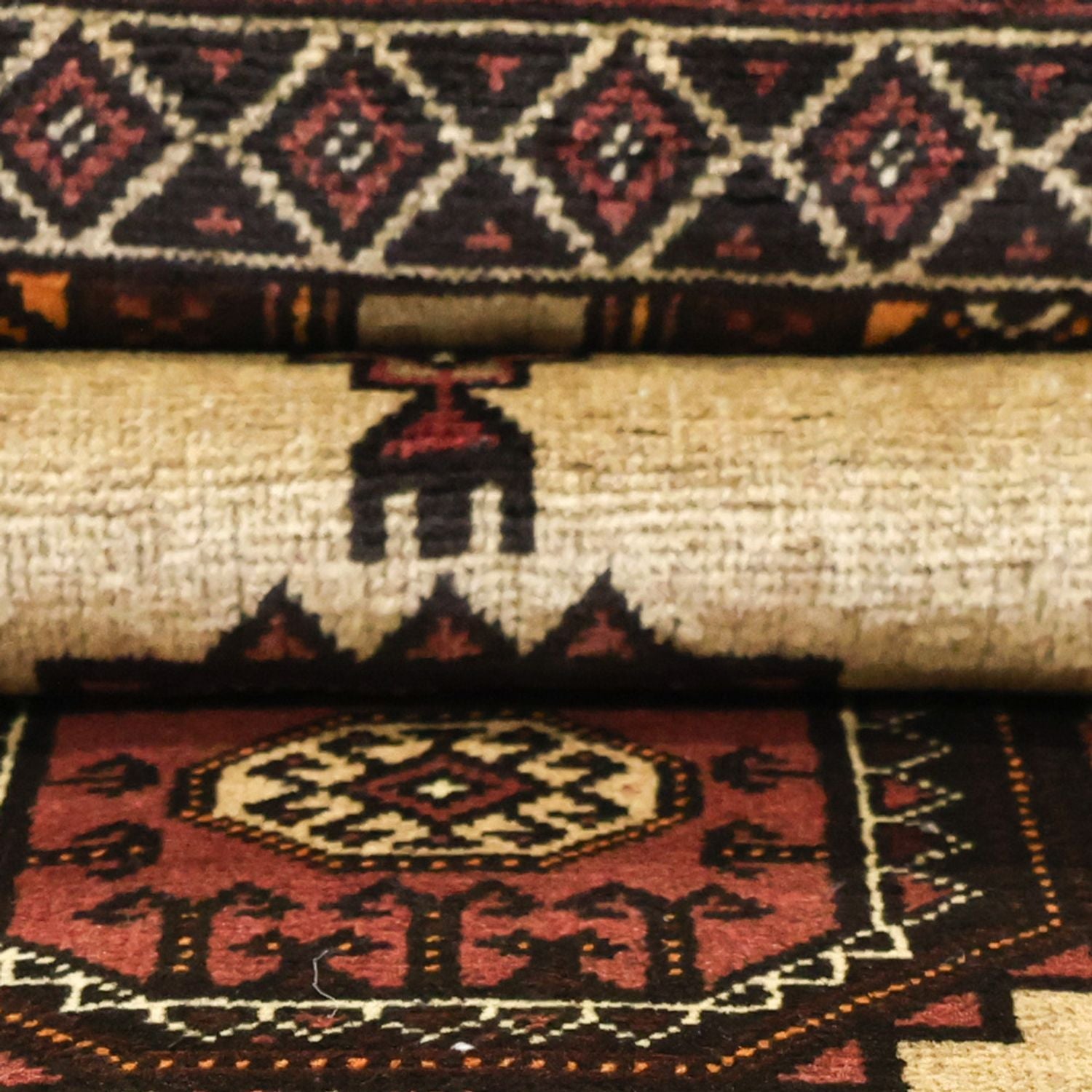 Baluch-tæppe - 189 x 105 cm - beige