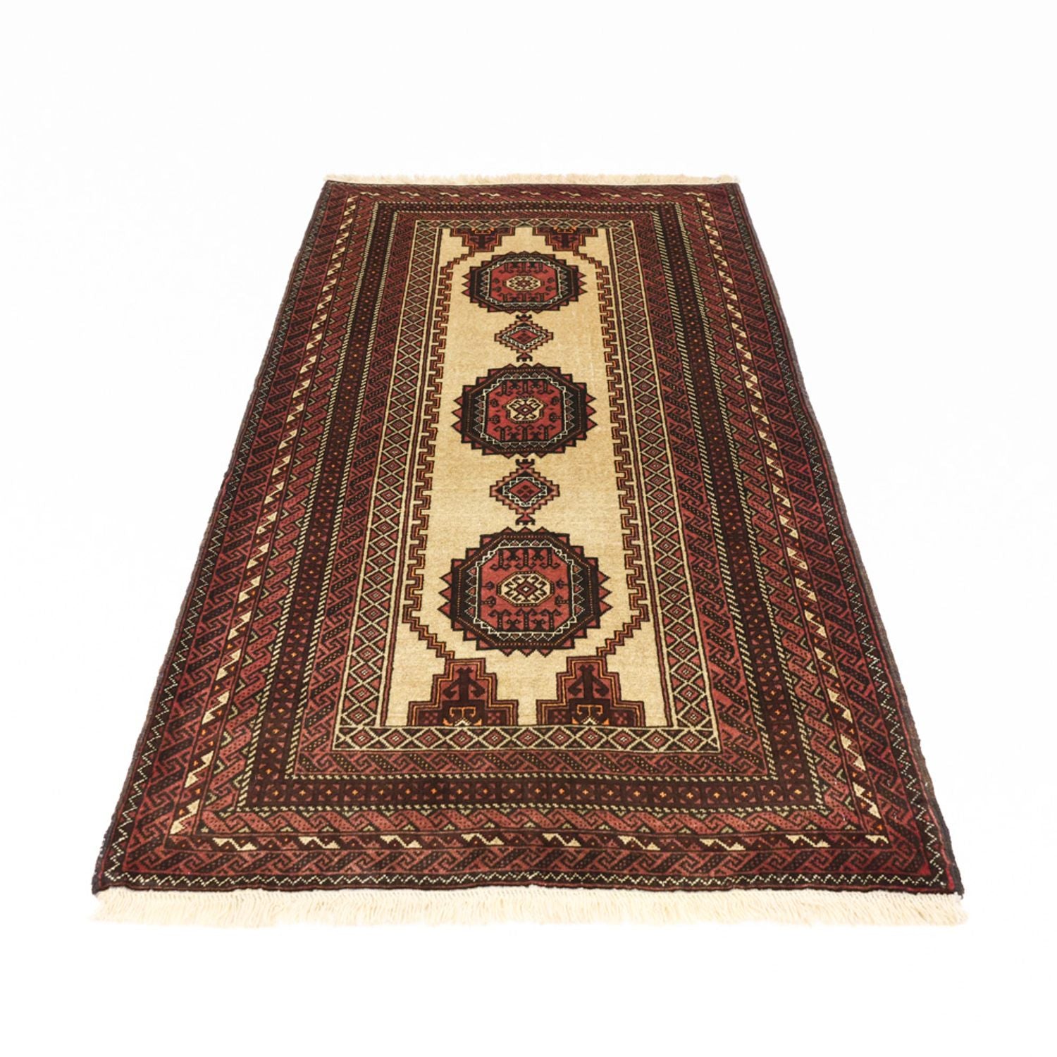 Baluch-tæppe - 189 x 105 cm - beige