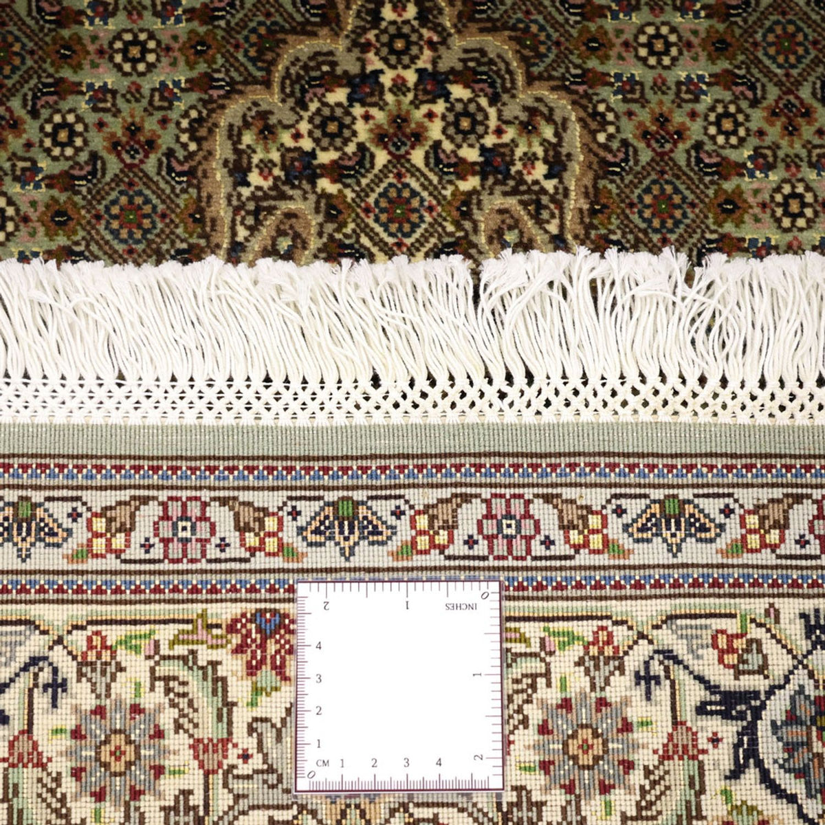 Persisk tæppe - Tabriz - Royal - 151 x 100 cm - olivengrøn