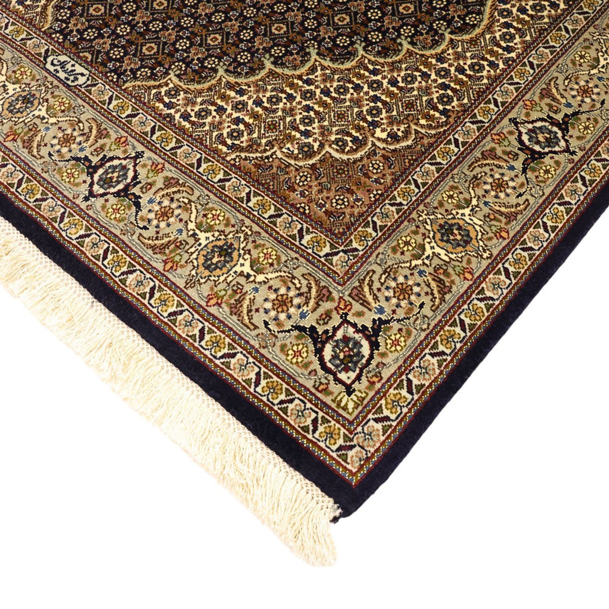 Persisk tæppe - Tabriz - Royal - Halskæde af silke - 149 x 100 cm - mørk beige