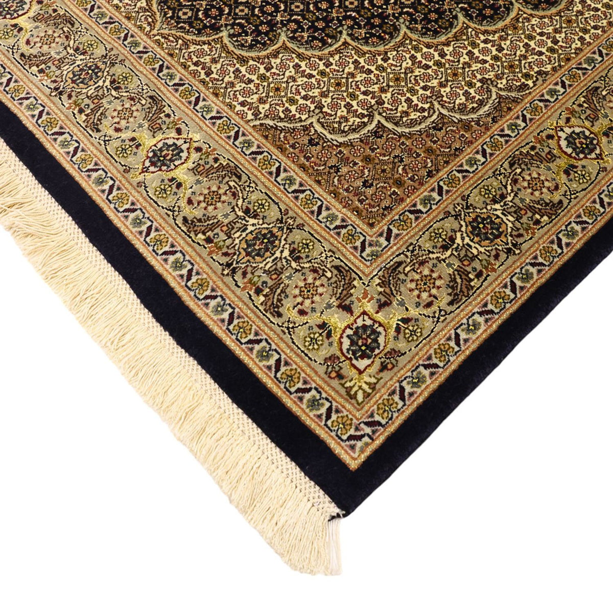 Persisk tæppe - Tabriz - Royal - Halskæde af silke - 159 x 98 cm - mørk beige