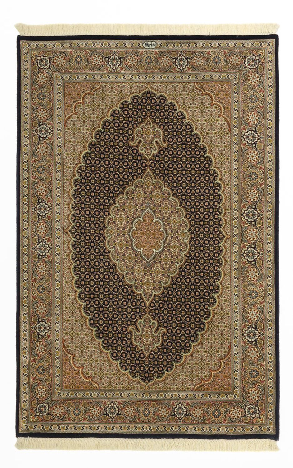 Persisk tæppe - Tabriz - Royal - 150 x 99 cm - mørk beige