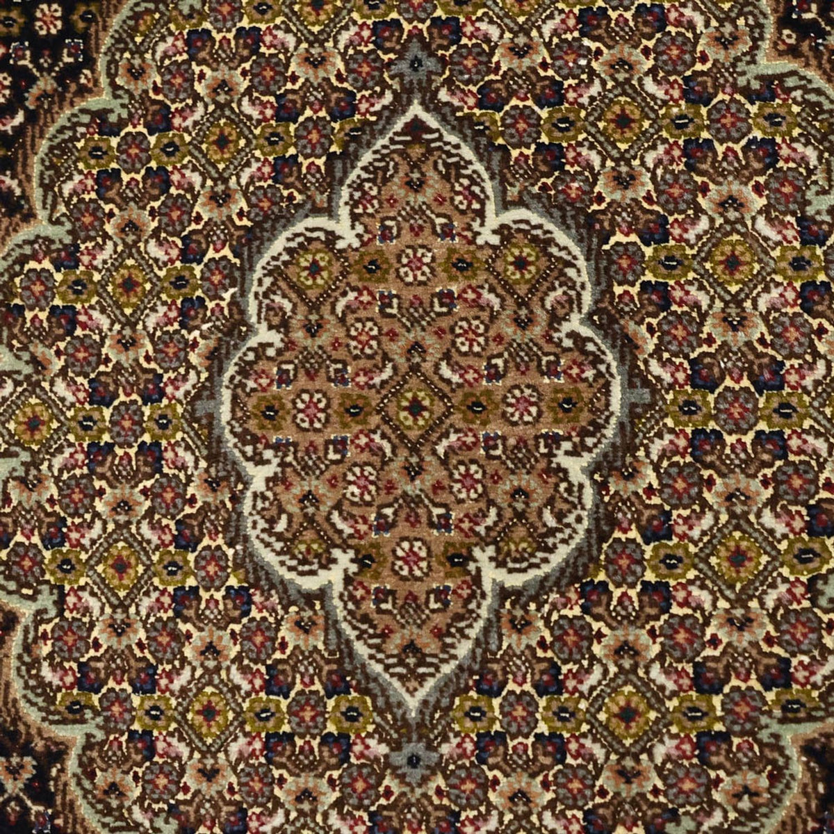 Persisk tæppe - Tabriz - Royal - 150 x 99 cm - mørk beige